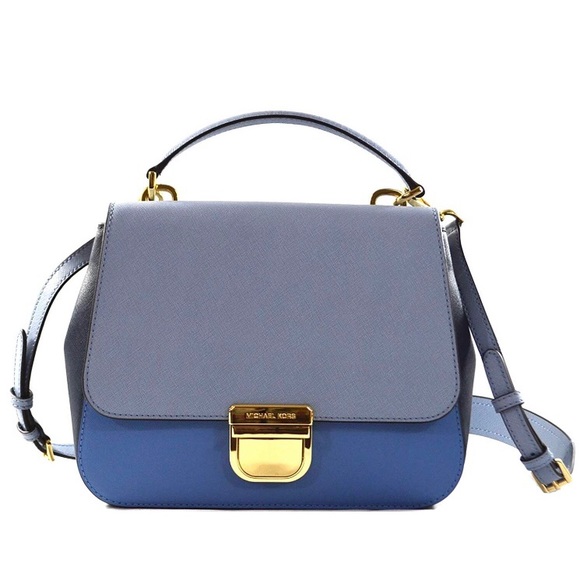 MICHAEL KORS Medium Bridgette Messenger Navy - Picture 6 of 8